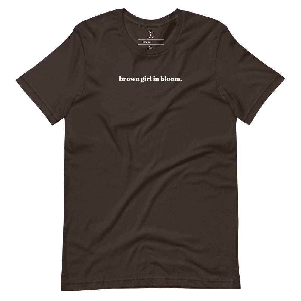 Brown Girl In Bloom Unisex Shirt